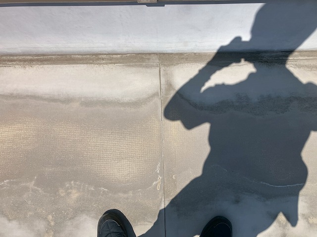 塩ビシートの継ぎ目